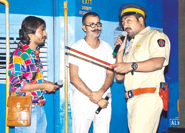 Nawazuddin Siddiqui, director Pushpendra Misra and Anurag Kashyap
