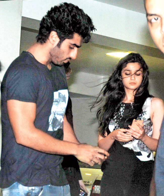 Arjun Kapoor and Alia Bhatt