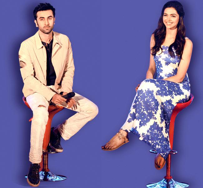 Ranbir Kapoor and Deepika Padukone