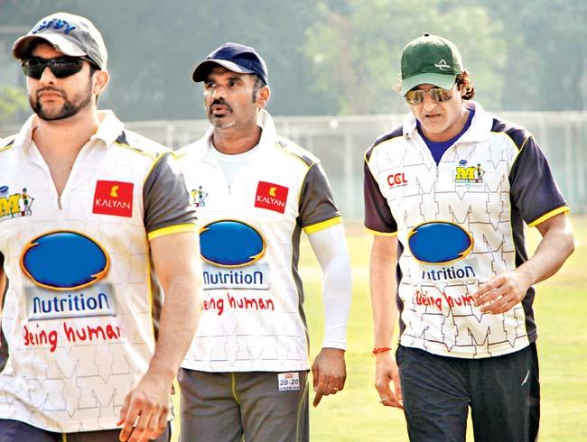 Aftab Shivdasani, Suniel Shetty and Armaan Kohli