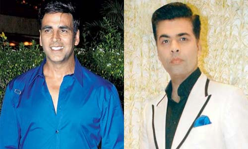 Akshay Kumar and Karan Johar