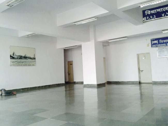 The empty area around the ladies’ retiring room on the first floor of Bandra Terminus. The German national was allegedly molested inside the room The empty area around the ladies’ retiring room on the first floor of Bandra Terminus. The German national was allegedly molested inside the room