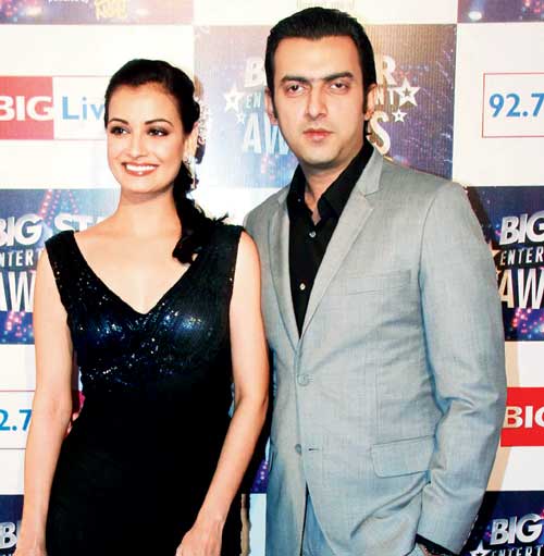 Dia Mirza and Sahil Sangha
