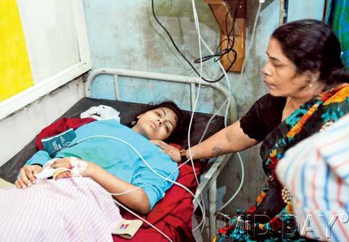 Lying in her hospital bed, Mamta Maurya is worried that she will not be able to manager her studies