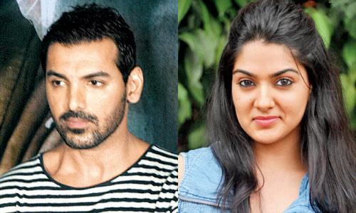 John Abraham and Sakshi Chaudhary