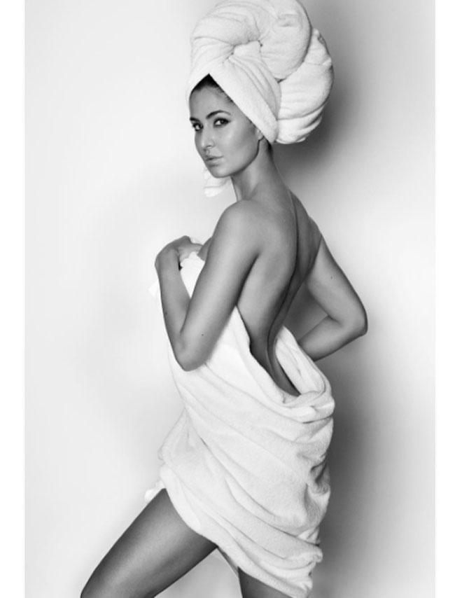 Katrina Kaif Poses Naked In Towel And Shes Smokin Hot