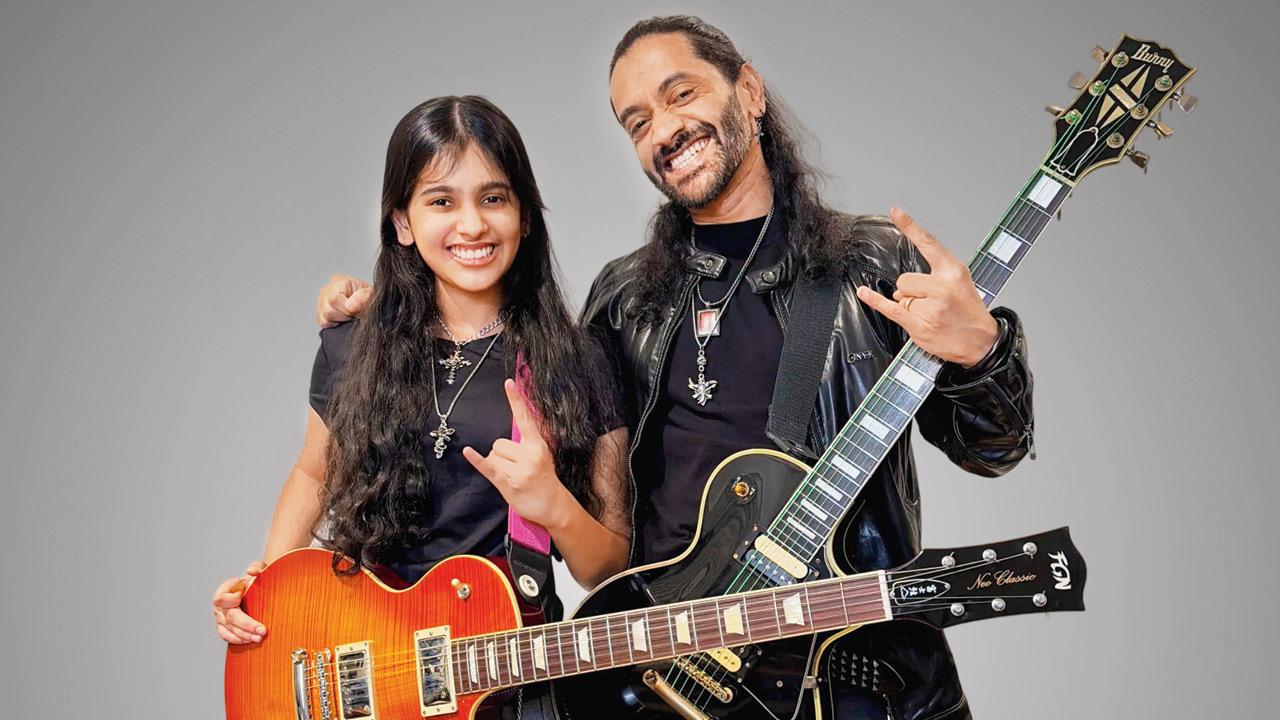 Eva and Chandresh Kudwa.  PIC COURTESY/ CHANDRESH KUDWA