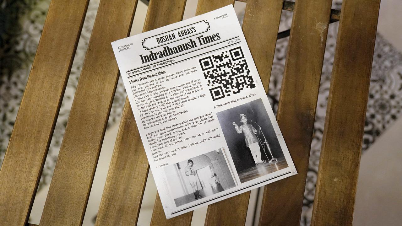 A photograph of the live memory broadcast by Roshan Abbas from the 1970s to 1996. Pics courtesy/Roshan Abbas 