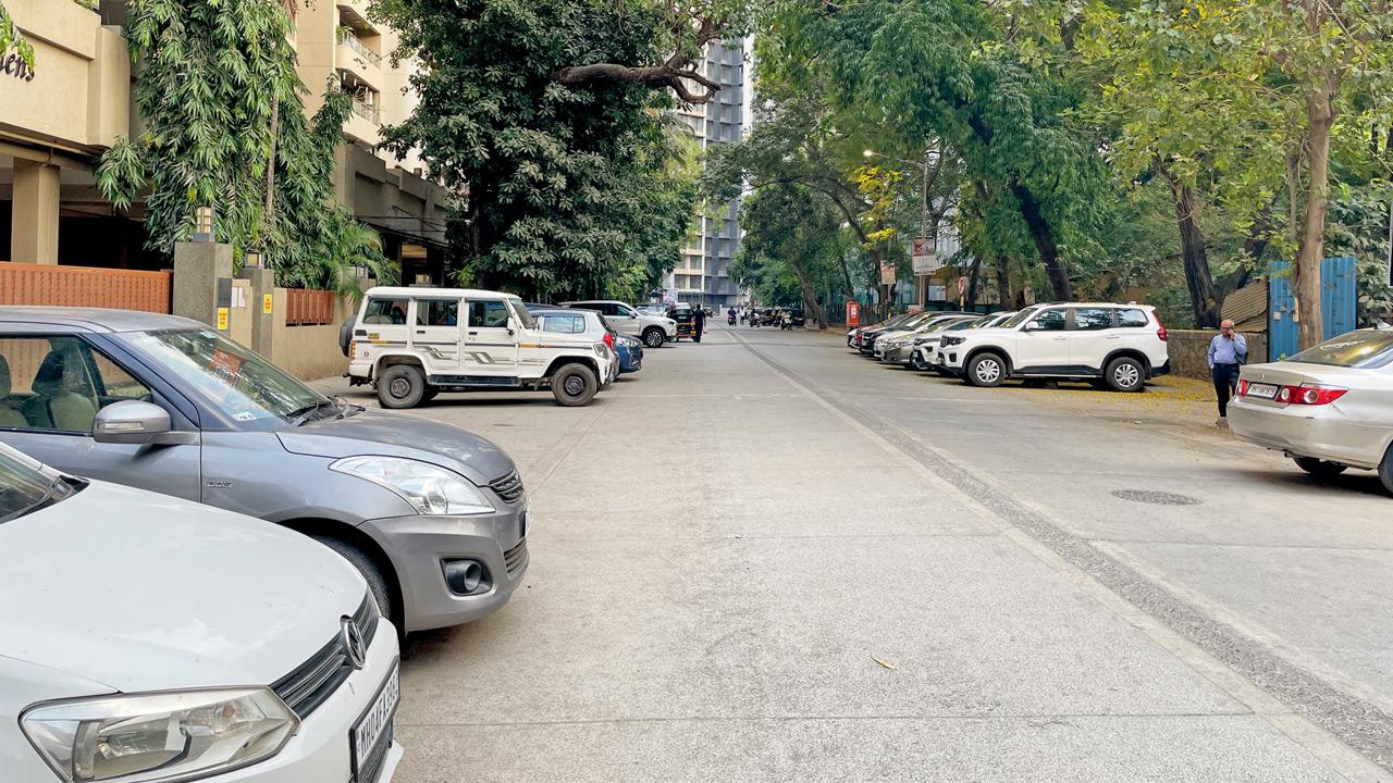 The stretch of road that the society has claimed 