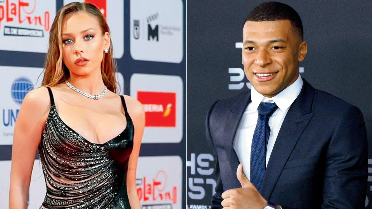 Ester Exposito. Pic/Ester&rsquo;s Instagram; (right) Kylian Mbappe. Pic/Mbappe&rsquo;s Instagram