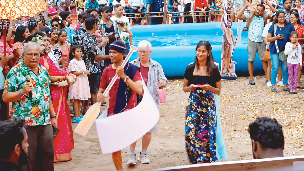 A scene from the play that celebrates the fishing community. Pics courtesy/Mumbai Meri Jaan foundation