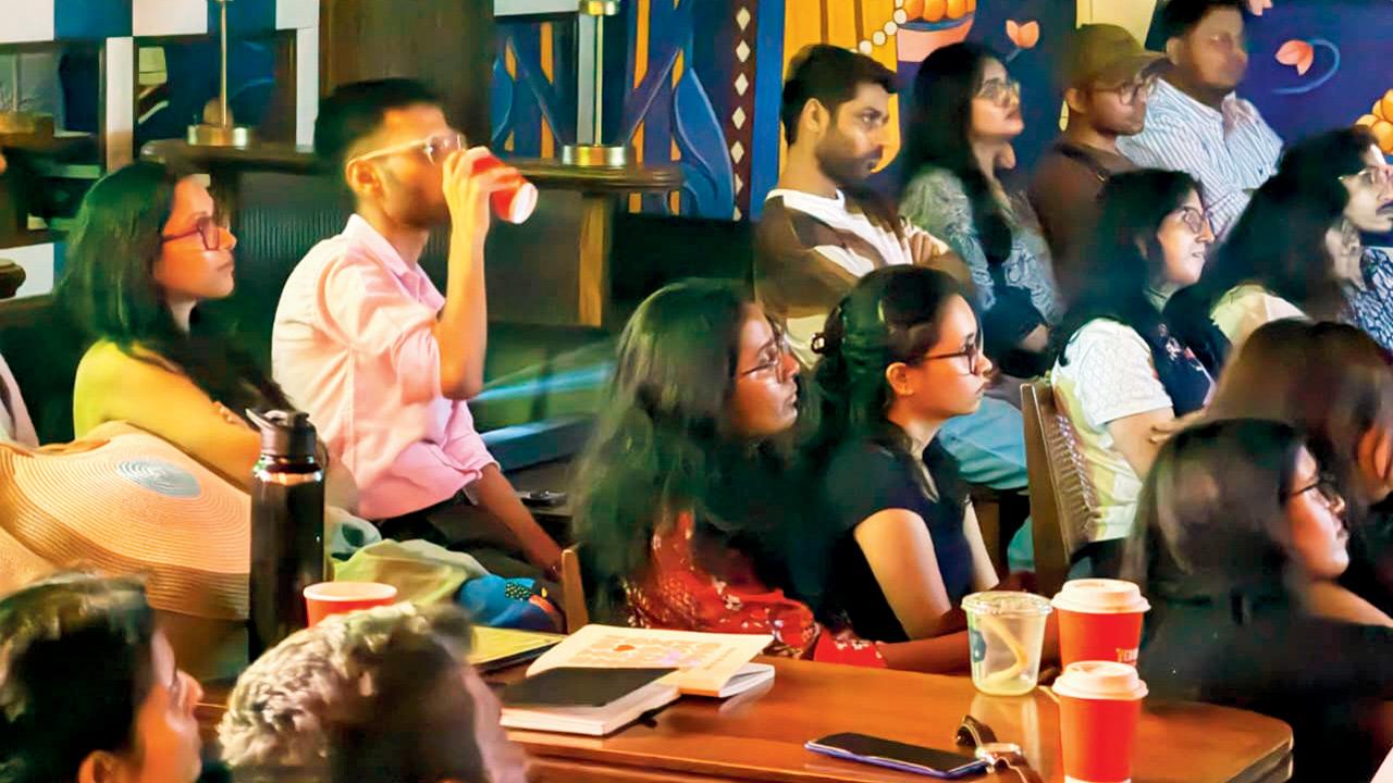 Attendees at a screening by the collective. pics courtesy/THE BOMBAY FILM COLLECTIVE