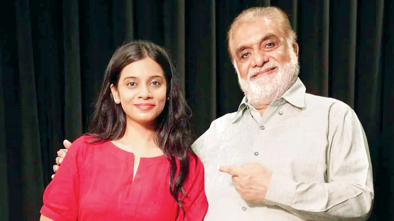 Ranjana with father Aanjjan Srivastav