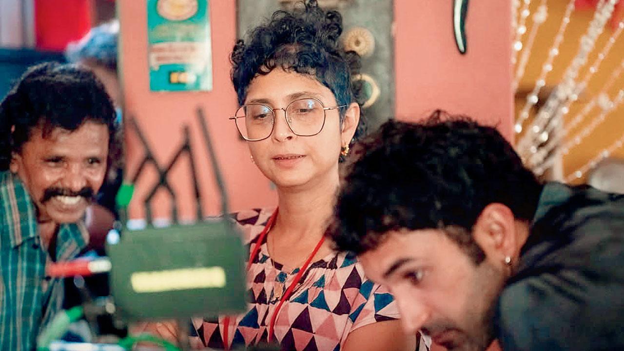 Kiran Rao with Gurfateh  Pirzada on the sets of &lsquo;Lust Stories 3&rsquo;