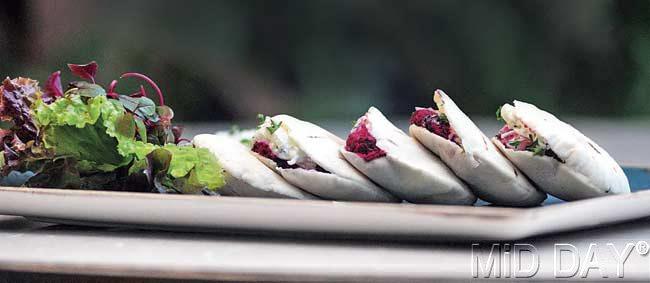 Beetroot Keftedes an appetiser designed on the lines of Lebanese falafel, with hints of beetroot and feta cheese. Beet is a versatile ingredient which has been an underdog for a while now. But chefs have finally realised how it can swing the way they want. Pic/Bipin Kokate Beetroot Keftedes an appetiser designed on the lines of Lebanese falafel, with hints of beetroot and feta cheese. Beet is a versatile ingredient which has been an underdog for a while now. But chefs have finally realised how it can swing the way they want. Pic/Bipin Kokate