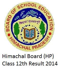 HP Class 12th Result 2014/Himachal Pradesh (HPBOSE) Class 12th Result 2014