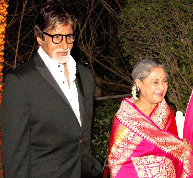 Amitabh Bachchan with wife Jaya Bachchan