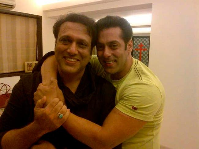 Govinda and Salman Khan. Pic/Salman Khan