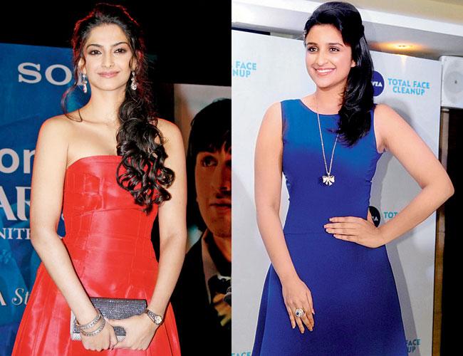 Sonam Kapoor and Parineeti Chopra