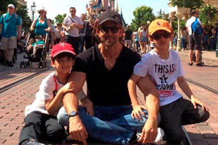 Hrithik Roshan visits Disneyland with sons