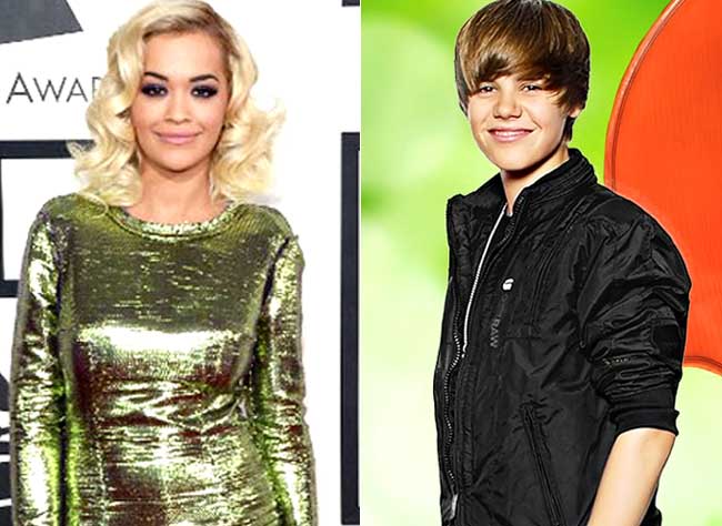 Rita Ora enjoys and Justin Bieber