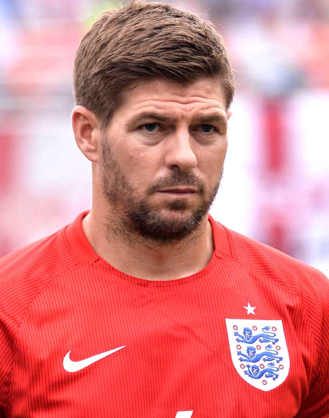 Steven Gerrard. Pic/AFP