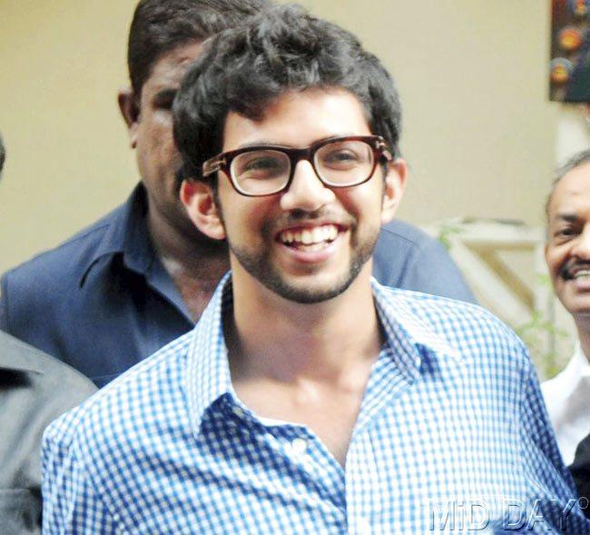Shiv Sena  youth wing chief Aaditya Thackeray has called the move to contruct the heliport at the racecourse ‘anti-people and anti-Mumbai’. File pic