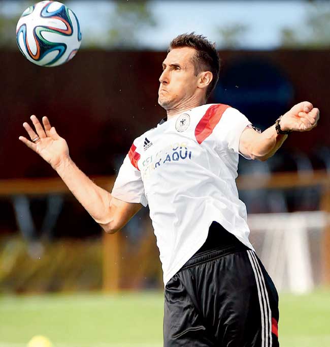 Miroslav Klose. Pic/AFP