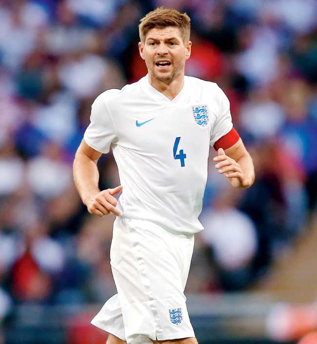 England skipper Steven Gerrard. Pic/Getty Images