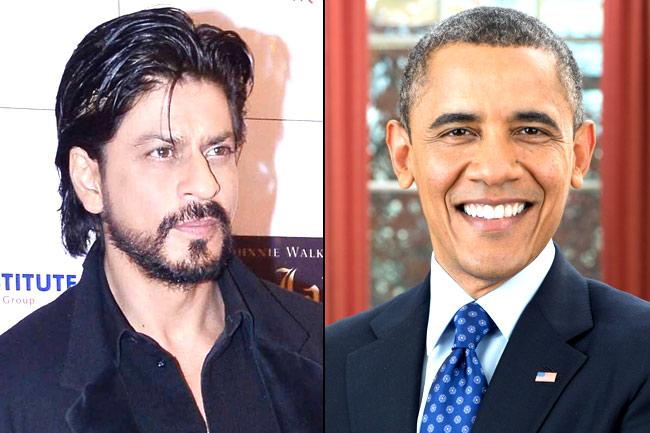 US President Barack Obama and Shah Rukh Khan