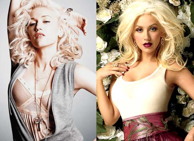 Gwen Stefani and Christina Aguilera