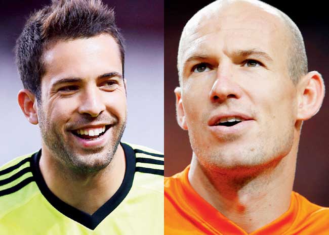 Jordi Alba vs Arjen Robben