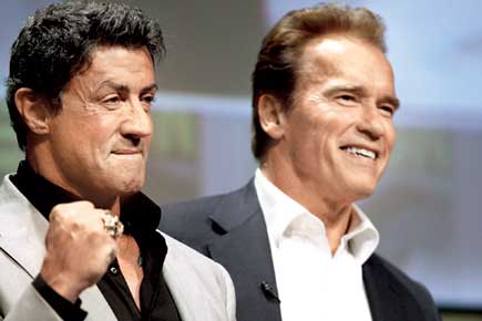 Arnold Schwarzenegger and Sylvester Stallone: Foes turned friends