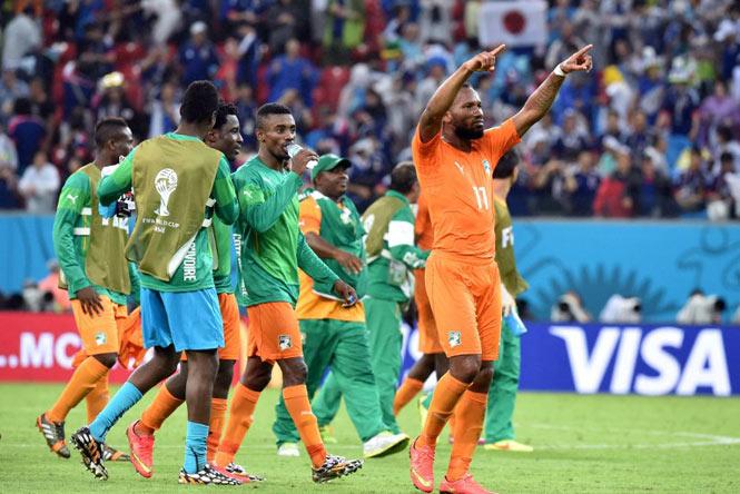 2014 FIFA World Cup: Ivory Coast win 2-1 against Japan