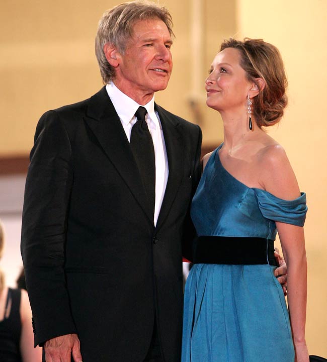 Harrison Ford with wife Calista Flockhart