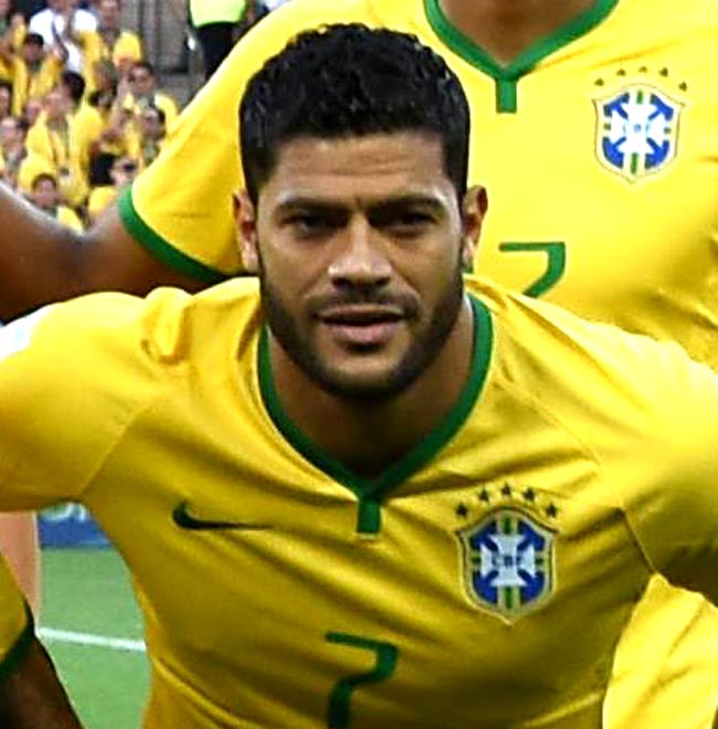 Brazilian striker Hulk. Pic/AFP