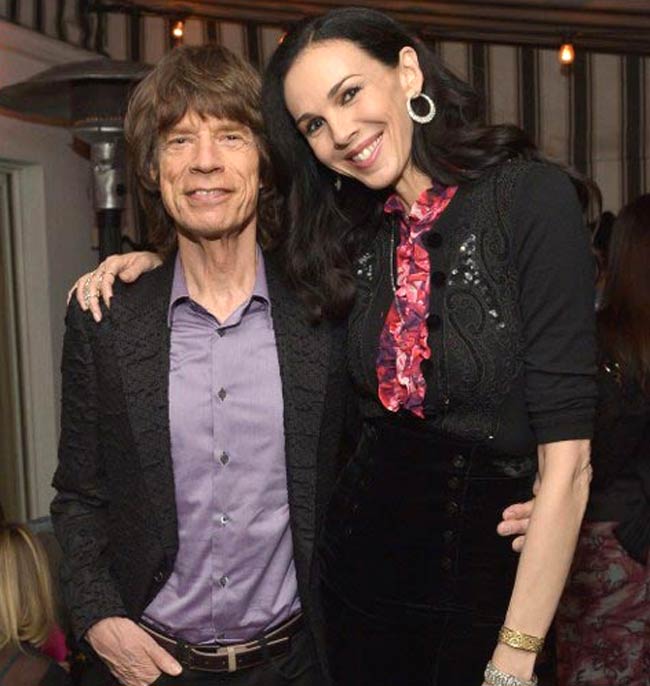 Mick Jagger and L