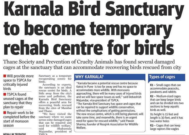 mid-day had earlier reported that Karnala was chosen as a temporary rescue centre to fulfil the requirement of space to keep rescued birds