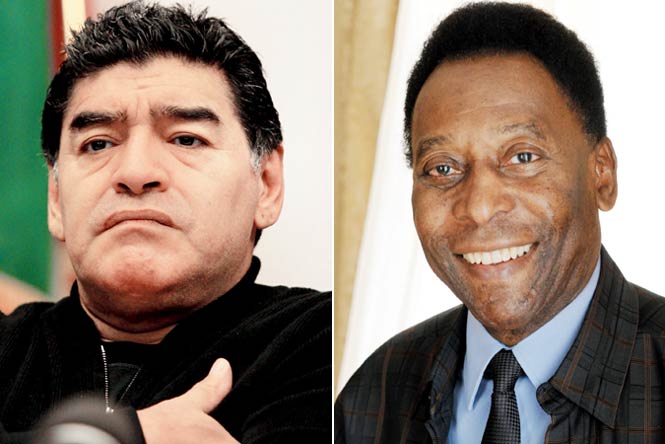 Maradona declines offer to commentate with rival Pele