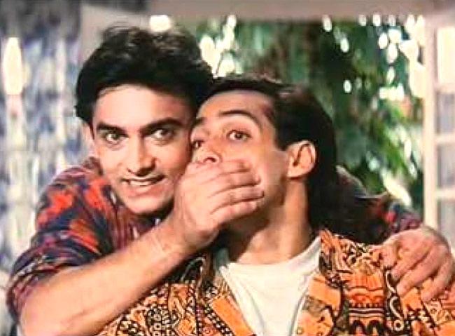 Aamir Khan and Salman Khan in a still from 