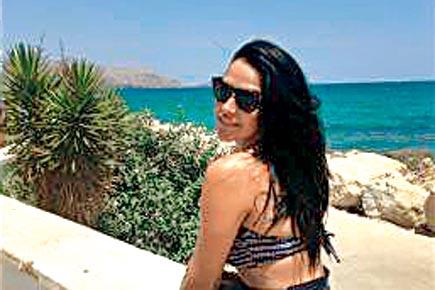 Neha Dhupia enjoying her holiday in Spain