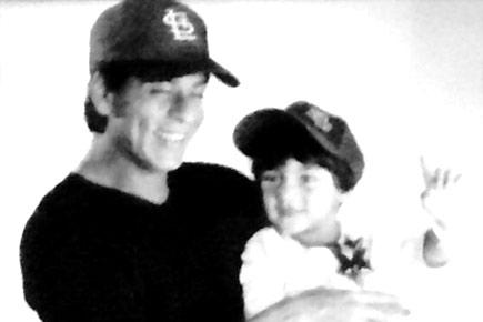 Nostalgic Shah Rukh Khan shares a younger photo of son Aryan