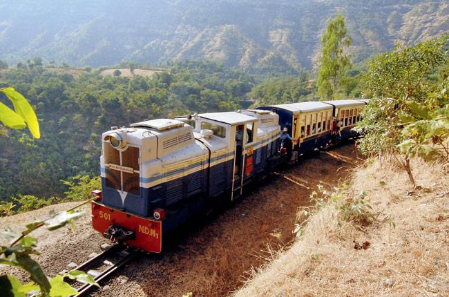 Toy train at Matheran is now 107 years old. Pic/Sameer Markande