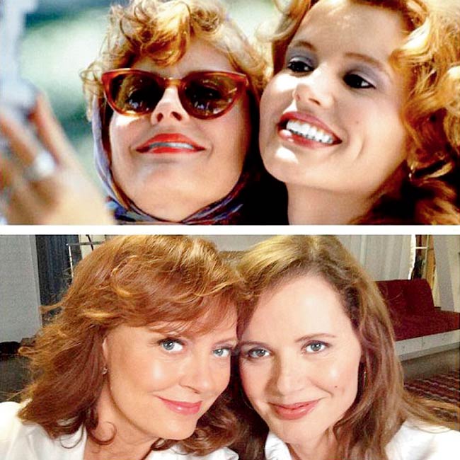 Susan Sarandon recently tweeted a comparative picture of hers with Geena Davis as well as the one clicked during the shoot of Thelma & Louise 1991. Both the actresses were nominated for an Oscar for Best Actress following the release of the critically-acclaimed film, but lost out to Jodie Foster who won for The Silence Of The Lambs