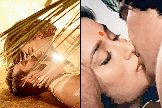 The upcoming film, Hate Story 2 (Left) features the song Aaj phir tum pe pyar aaya hai, which is originally from the 1988 film, 