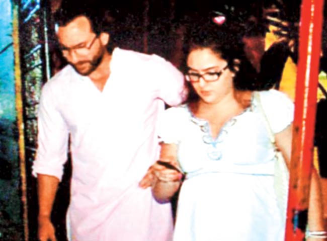 Saif Ali Khan with daughter Sara