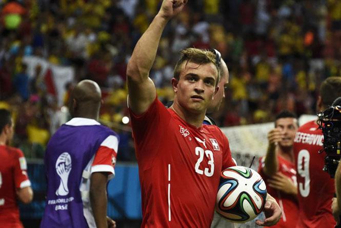 FIFA World Cup: Shaqiri's hat-trick sends Switzerland into last 16