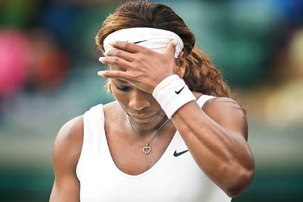 Serena Williams shocked at Wimbledon