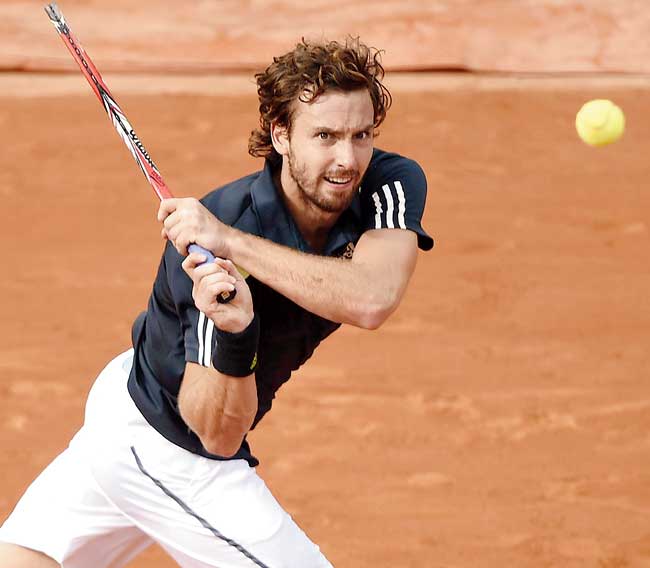 Ernests Gulbis. Pic/AFP