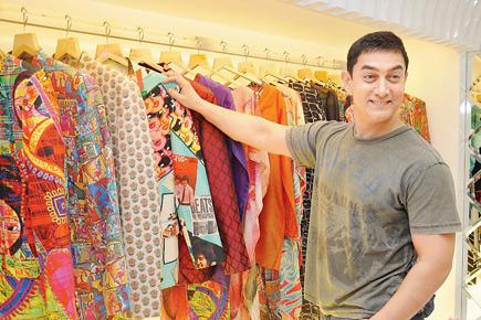 Spotted: Aamir Khan at Pamela Chopra's fashion store